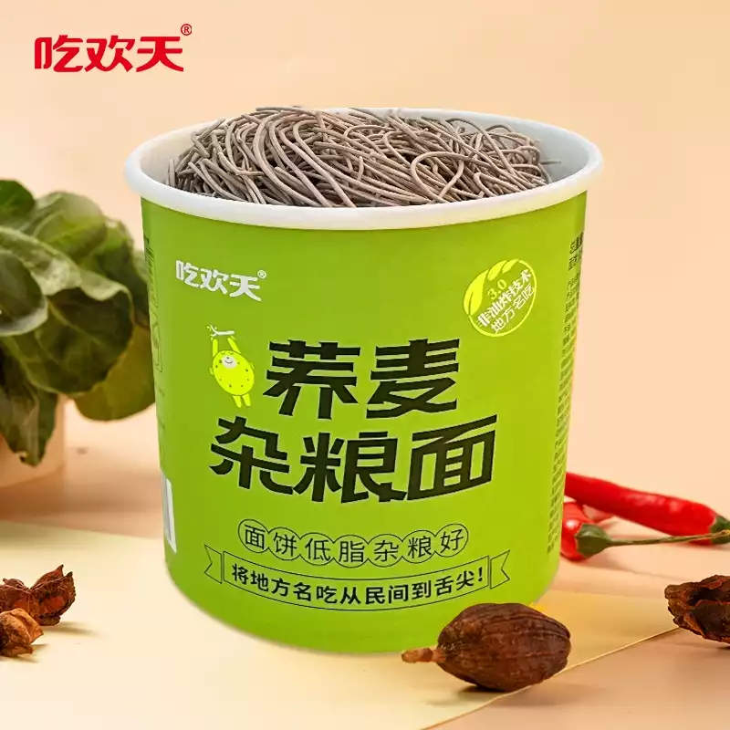 吃欢天荞麦杂粮面