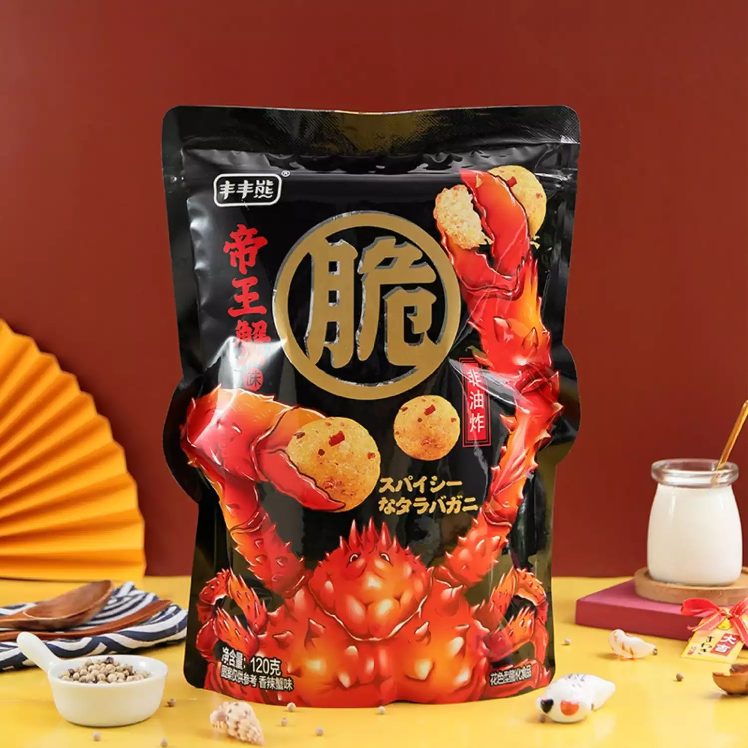 锦厚食帝王蟹章鱼球